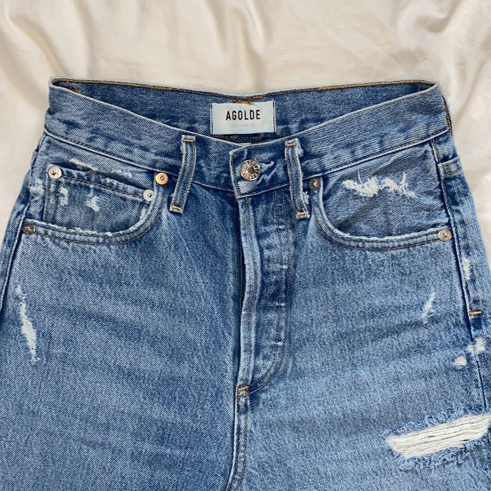 AGOLDE 90s mid rise loose fit size 22 - Picture 6 of 8